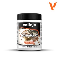 Vallejo 200ml Bottle Snow Ground Diorama FX (VLJ-26820)